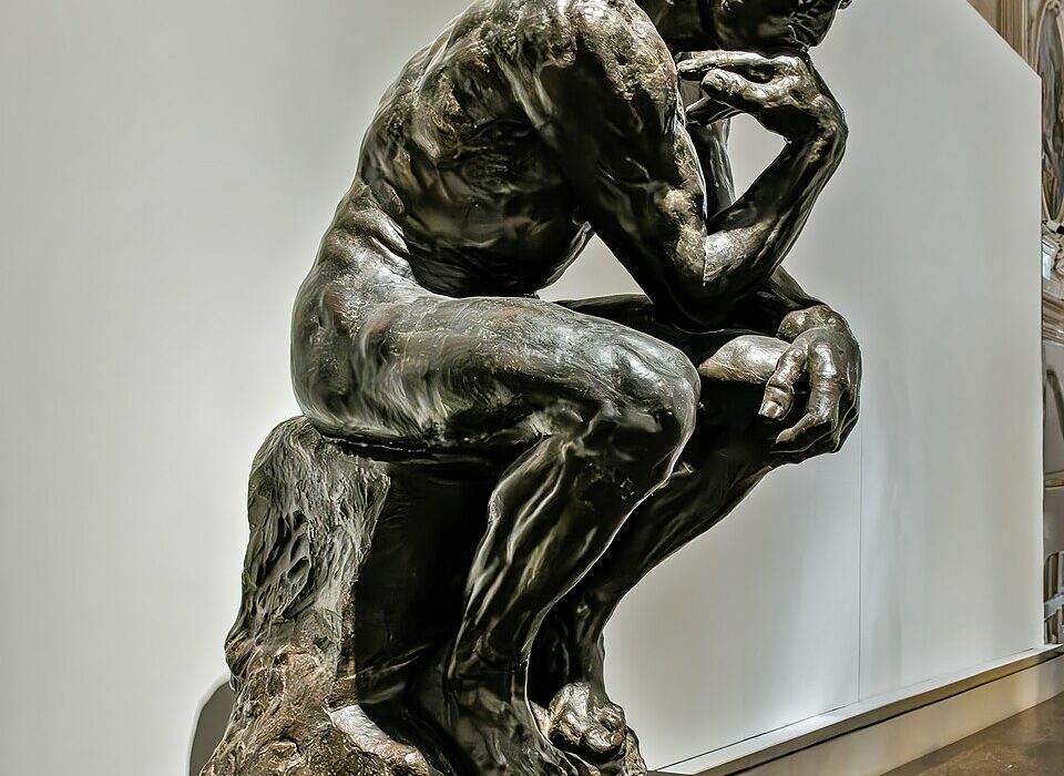 The Thinker Rodin sculpture